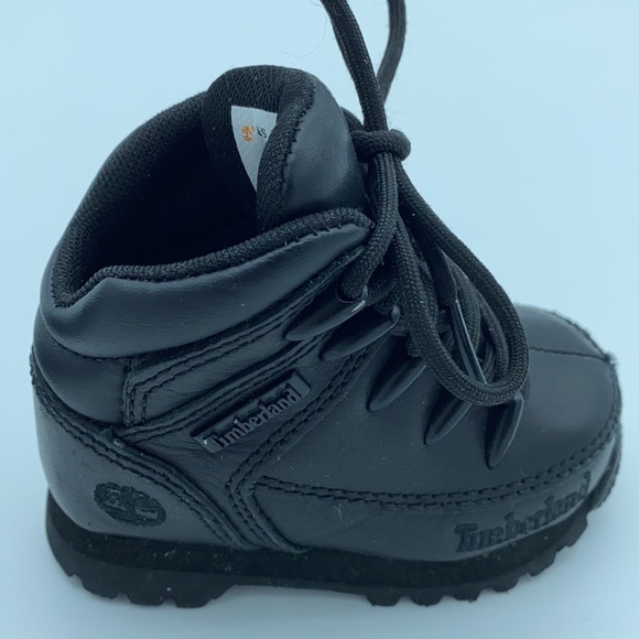 Timberland Black Sprint Hiker Shoes Baby Size 5 - Picture 8 of 11